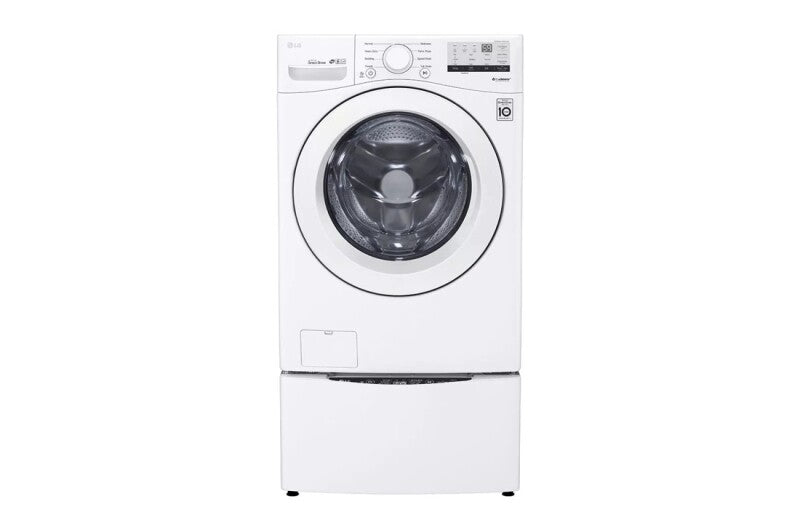 LG 4.5 Cu. Ft. Ultra Large Front Load Washer - White (WM3400CW)
