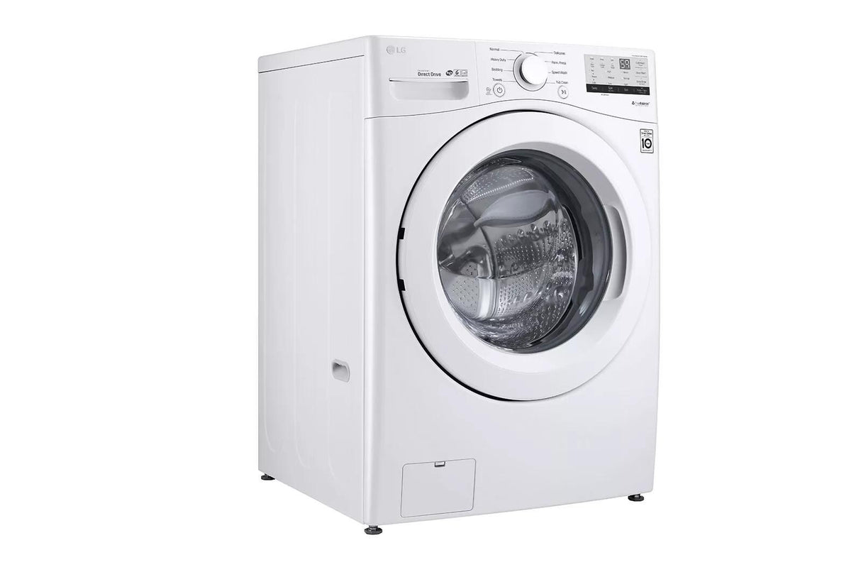 LG 4.5 cu. ft. Ultra Large Front Load Washer - White (WM3400CW)
