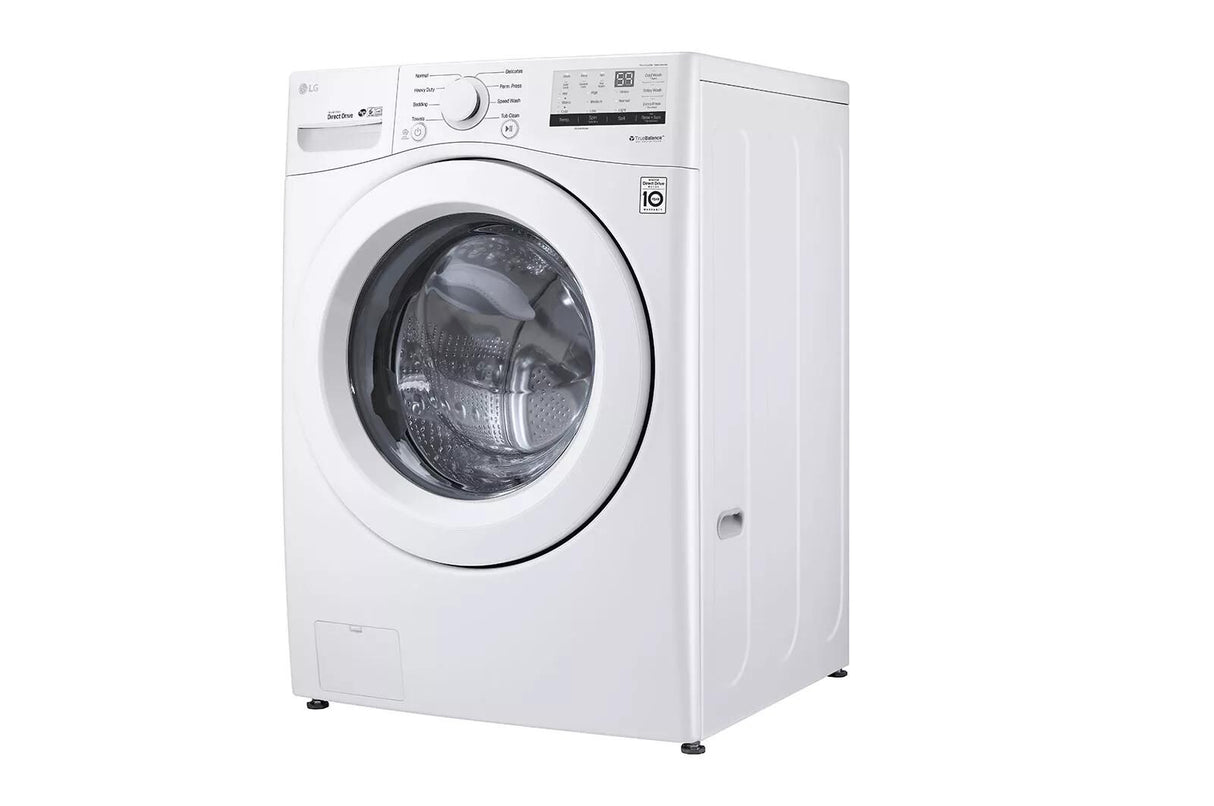 LG 4.5 cu. ft. Ultra Large Front Load Washer - White (WM3400CW)