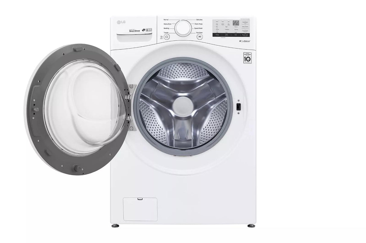 LG 4.5 cu. ft. Ultra Large Front Load Washer - White (WM3400CW)