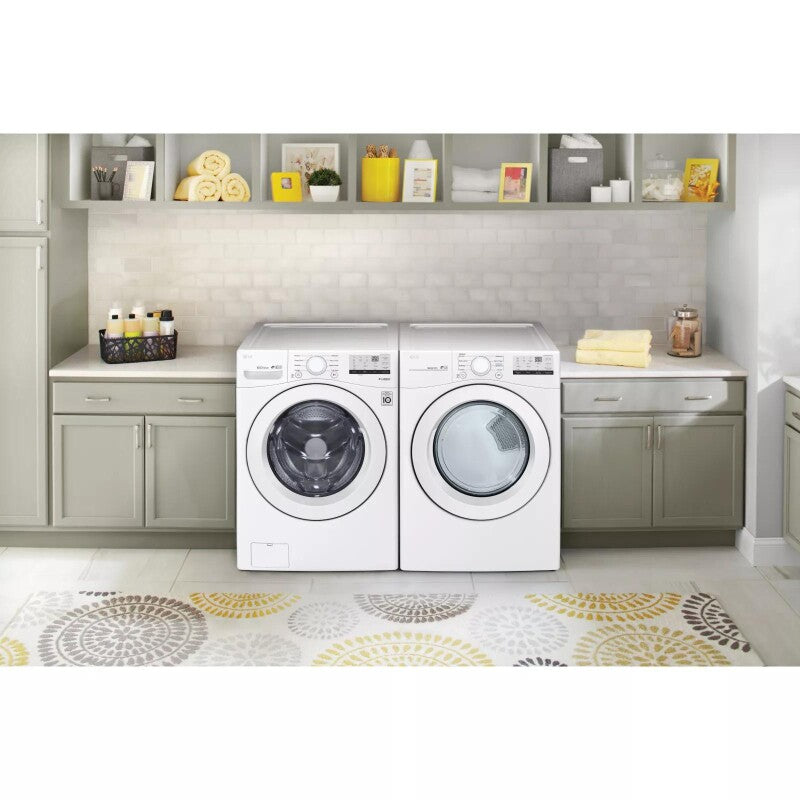 LG 4.5 cu. ft. Ultra Large Front Load Washer - White (WM3400CW)