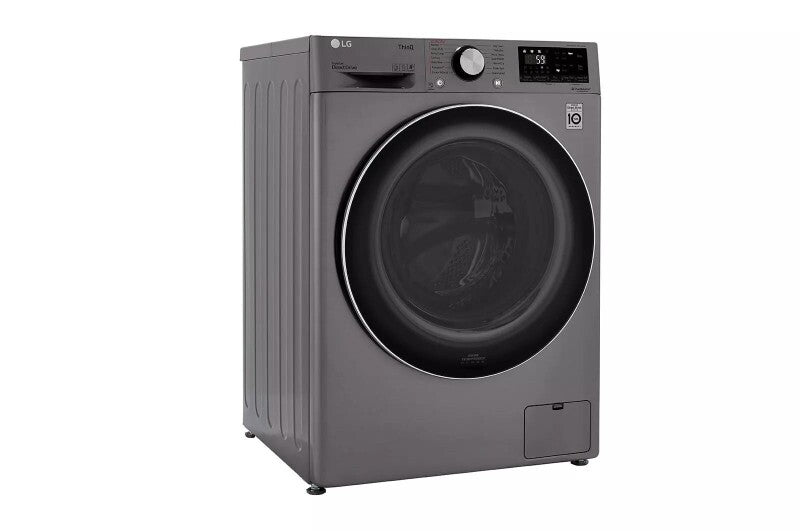LG 2.4 Cu. Ft. Smart Wi-fi Enabled Compact Front Load All-in-one Washer/dryer Combo With Built-in Intelligence - Graphite Steel (WM3555HVA)