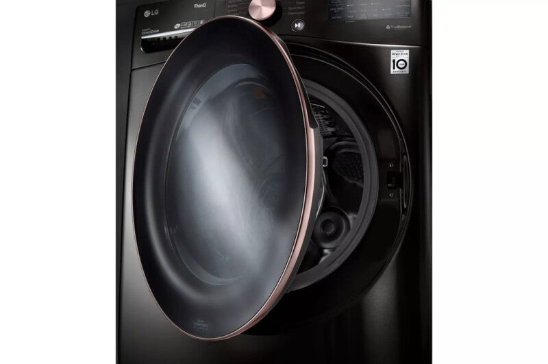 LG 4.5 cu. ft. Ultra Large Capacity Smart wi-fi Enabled Front Load Washer with TurboWash™ 360° and Built-In Intelligence - Black (WM4000HBA)