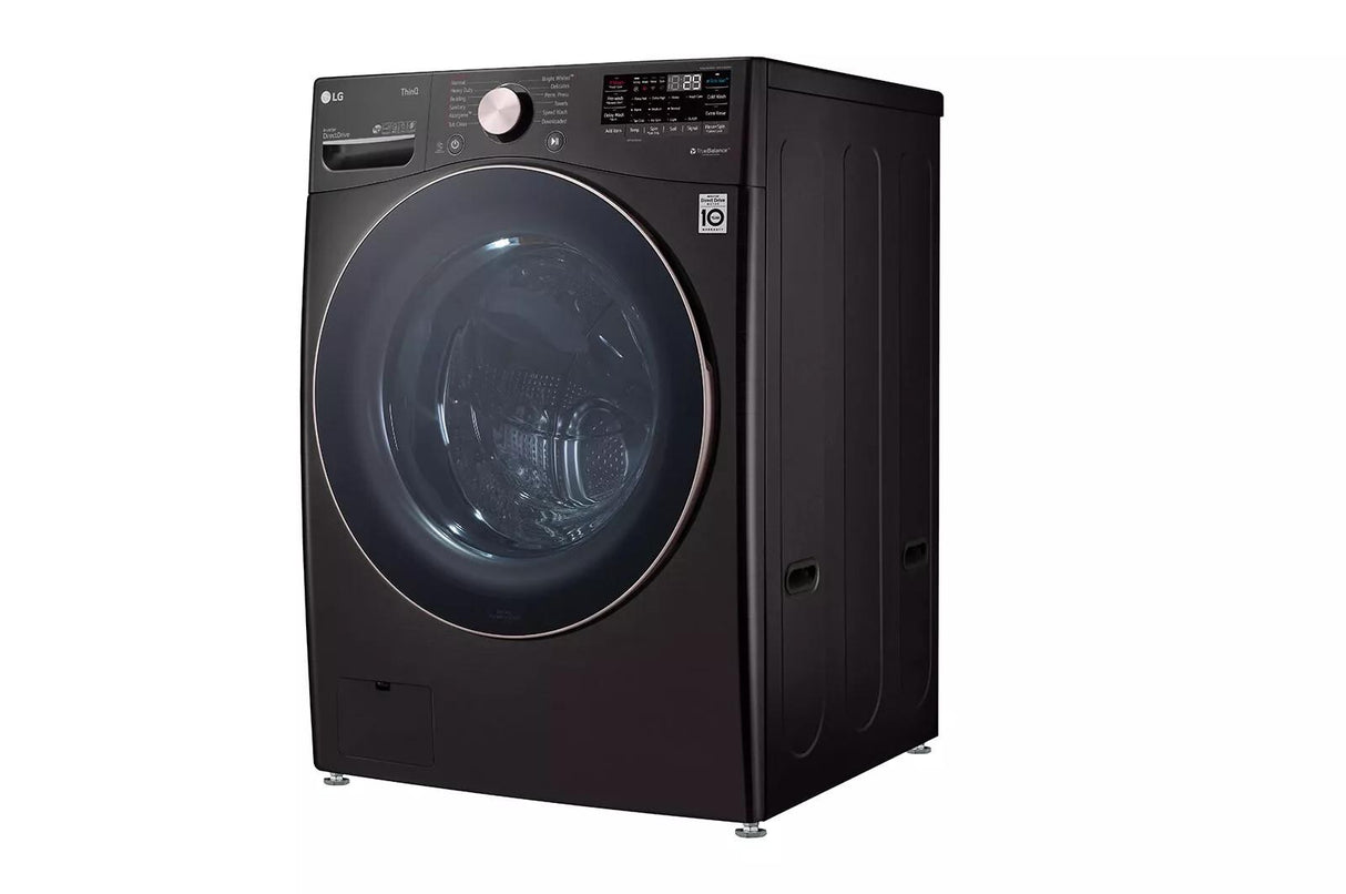 LG 4.5 cu. ft. Ultra Large Capacity Smart wi-fi Enabled Front Load Washer with TurboWash™ 360° and Built-In Intelligence - Black (WM4000HBA)