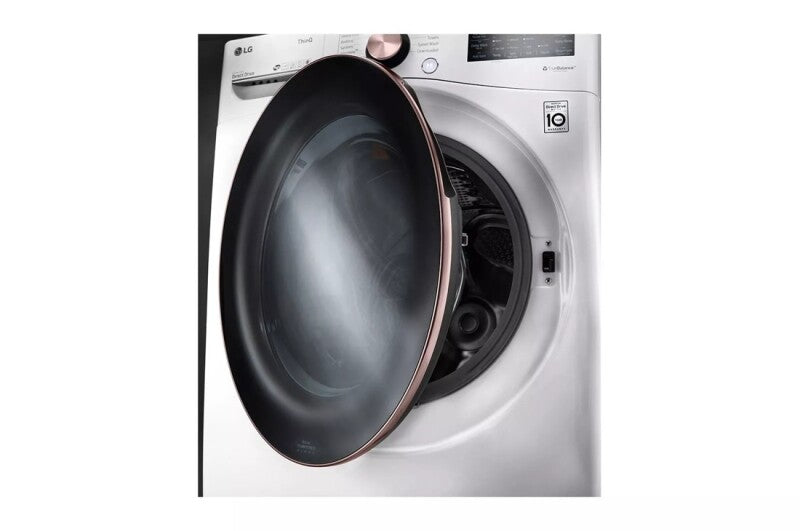 LG 4.5 cu. ft. Ultra Large Capacity Smart wi-fi Enabled Front Load Washer with TurboWash™ 360° and Built-In Intelligence - White (WM4000HWA)