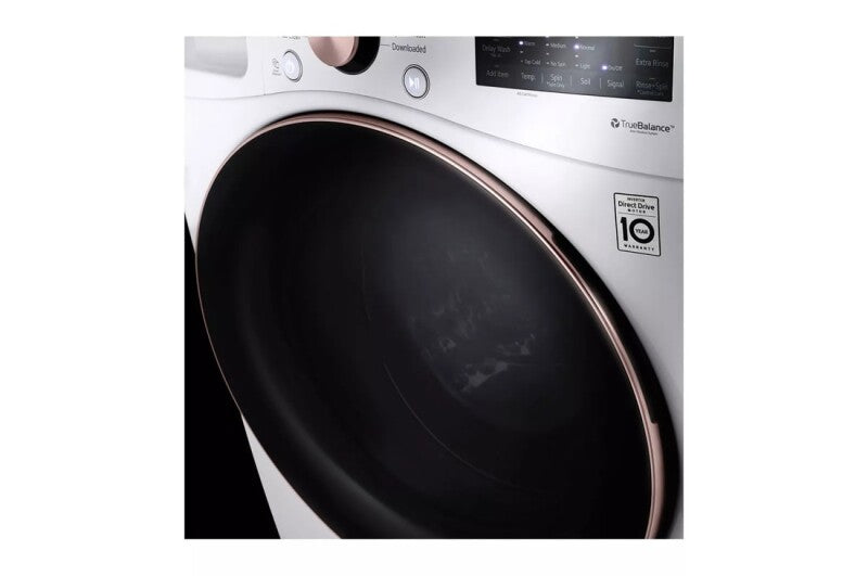 LG 4.5 cu. ft. Ultra Large Capacity Smart wi-fi Enabled Front Load Washer with TurboWash™ 360° and Built-In Intelligence - White (WM4000HWA)