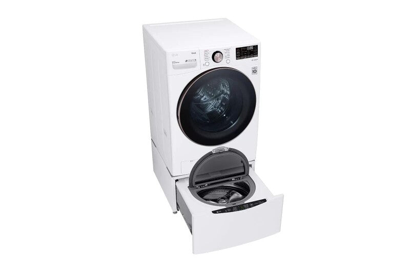 LG 4.5 cu. ft. Ultra Large Capacity Smart wi-fi Enabled Front Load Washer with TurboWash™ 360° and Built-In Intelligence - White (WM4000HWA)