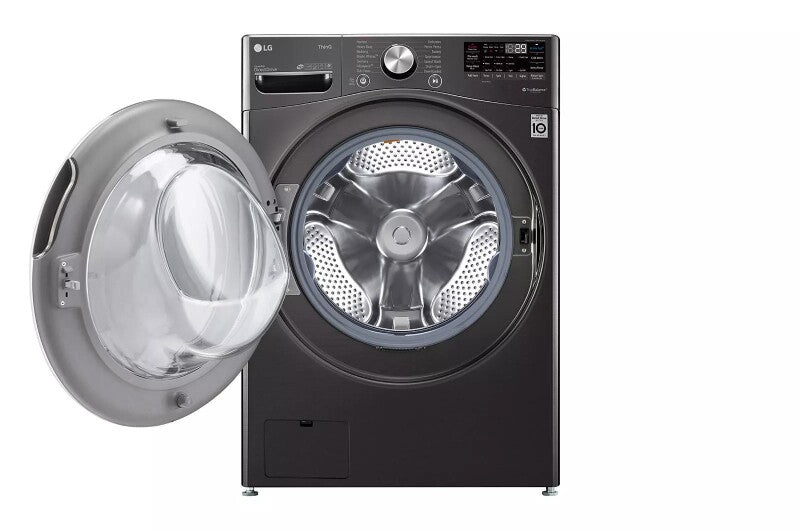 LG 5.0 cu. ft. Front Load Washer with TurboWash™ 360° and Built-In Intelligence (WM4200HBA) - Black (WM4200HBA)