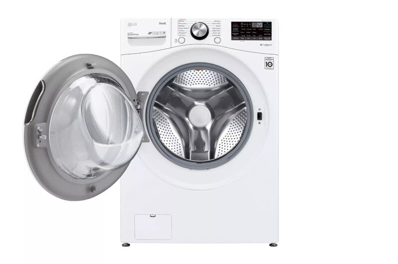 LG 5.0 Cu. Ft. Mega Capacity Smart Wi-fi Enabled Front Load Washer With Turbowash™ 360° And Built-in Intelligence - White (WM4200HWA)