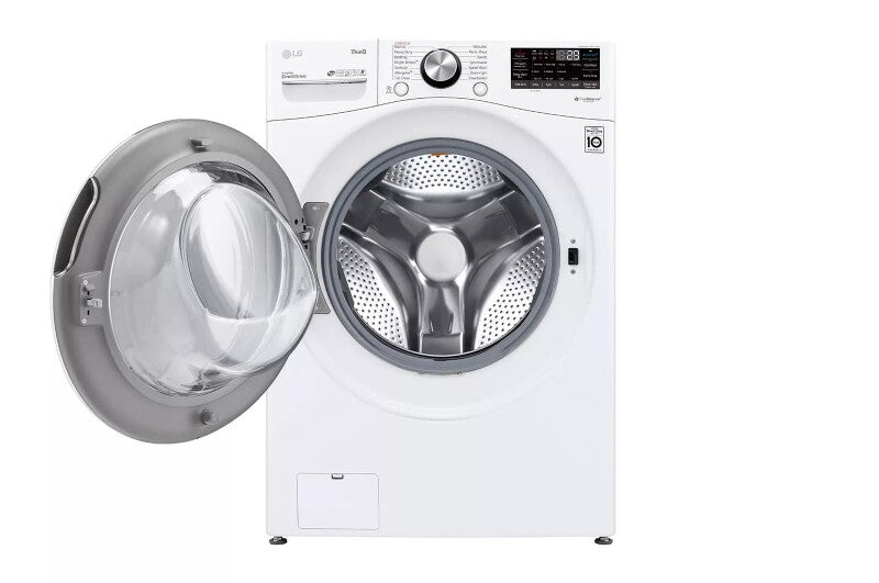 LG 5.0 cu. ft. Front Load Washer with TurboWash™ 360° and Built-In Intelligence (WM4200HWA) - White (WM4200HWA)