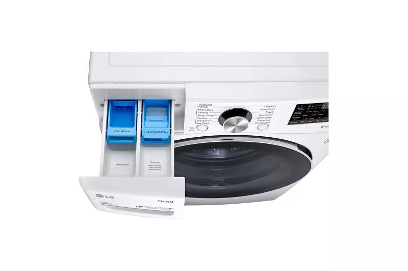 LG 5.0 cu. ft. Front Load Washer with TurboWash™ 360° and Built-In Intelligence (WM4200HWA) - White (WM4200HWA)