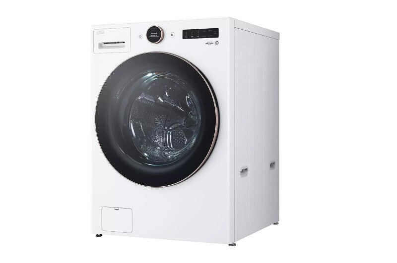 LG 5.0 Cu. Ft. Mega Capacity Smart Front Load Energy Star Washer With Turbowash® 360° And Ai Dd® Built-in Intelligence - White (WM6500HWA)