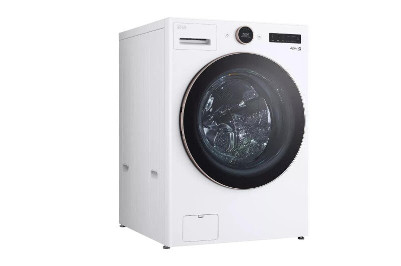 LG 5.0 Cu. Ft. Mega Capacity Smart Front Load Energy Star Washer With Turbowash® 360° And Ai Dd® Built-in Intelligence - White (WM6500HWA)