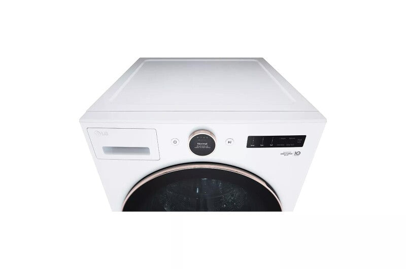 LG 5.0 cu. ft. Mega Capacity Smart Front Load Washer with TurboWash® 360° and AI DD® Built-In Intelligence - White (WM6500HWA)