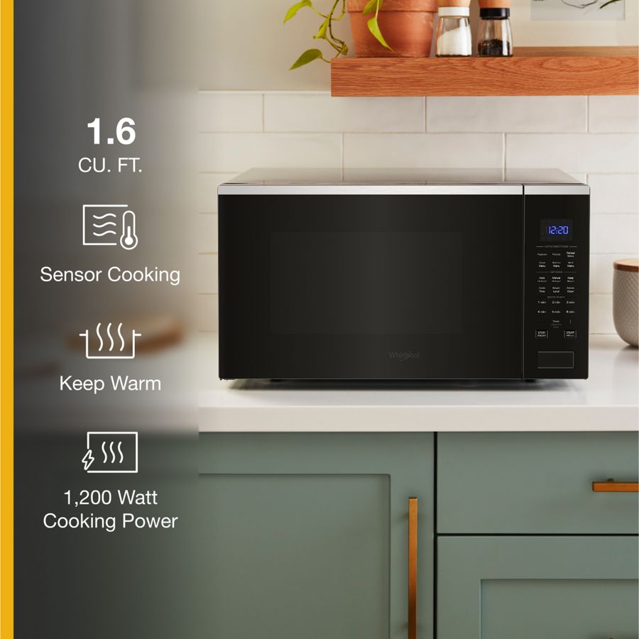 Whirlpool 1.6 cu. ft. Sensor Cooking Microwave - Stainless Steel (WMCS7022RS)