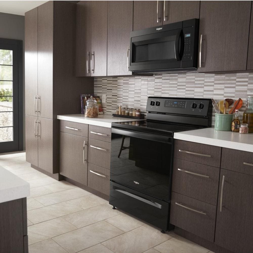 Whirlpool 1.7 cu. ft. Microwave Hood Combination with Electronic Touch Controls - Black (WMH31017HB)