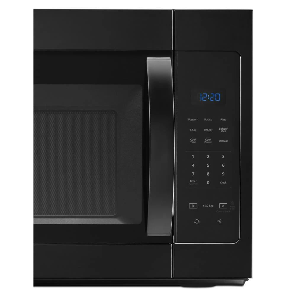 WHIRLPOOL 1.7 cu. ft. Microwave Hood Combination with Electronic Touch Controls - Black (WMH31017HB)