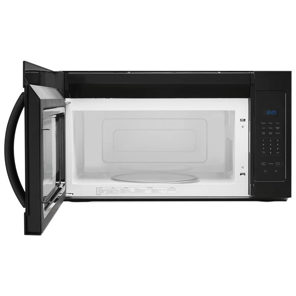 WHIRLPOOL 1.7 cu. ft. Microwave Hood Combination with Electronic Touch Controls - Black (WMH31017HB)