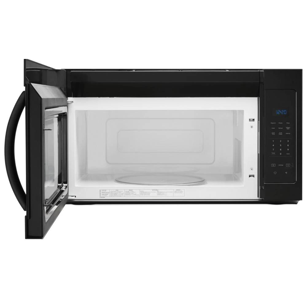 WHIRLPOOL 1.7 cu. ft. Microwave Hood Combination with Electronic Touch Controls - Black (WMH31017HB)