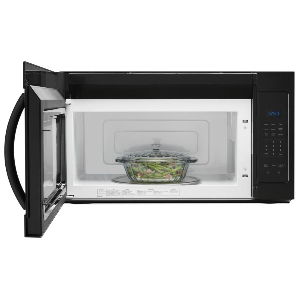 WHIRLPOOL 1.7 cu. ft. Microwave Hood Combination with Electronic Touch Controls - Black (WMH31017HB)