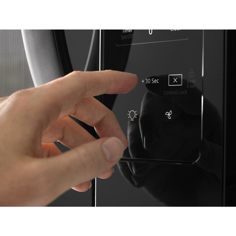 Whirlpool 1.7 cu. ft. Microwave Hood Combination with Electronic Touch Controls - Black (WMH31017HB)