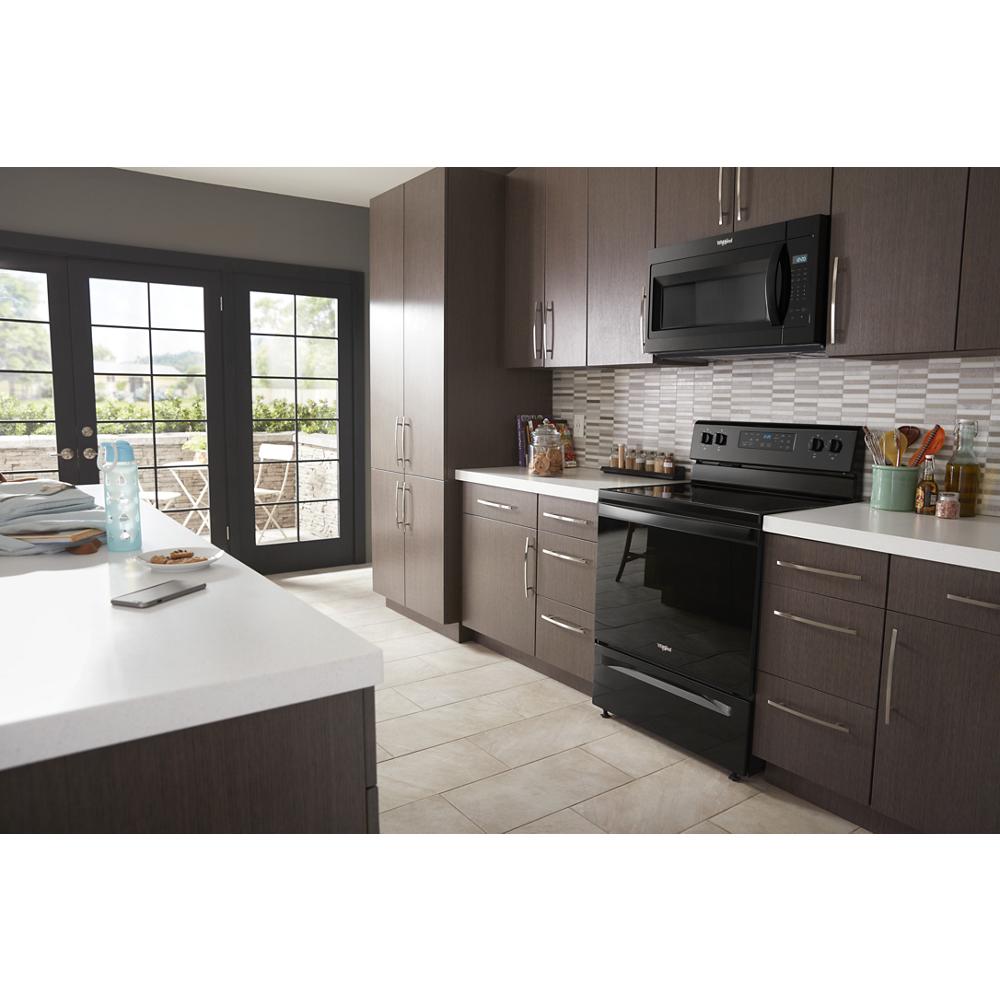 Whirlpool 1.7 cu. ft. Microwave Hood Combination with Electronic Touch Controls - Black (WMH31017HB)