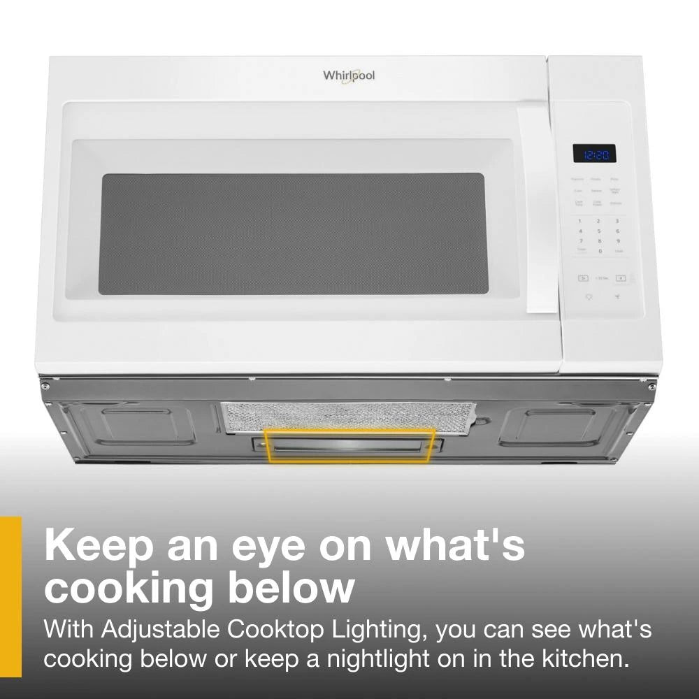 WHIRLPOOL 1.7 cu. ft. Microwave Hood Combination with Electronic Touch Controls - White (WMH31017HW)