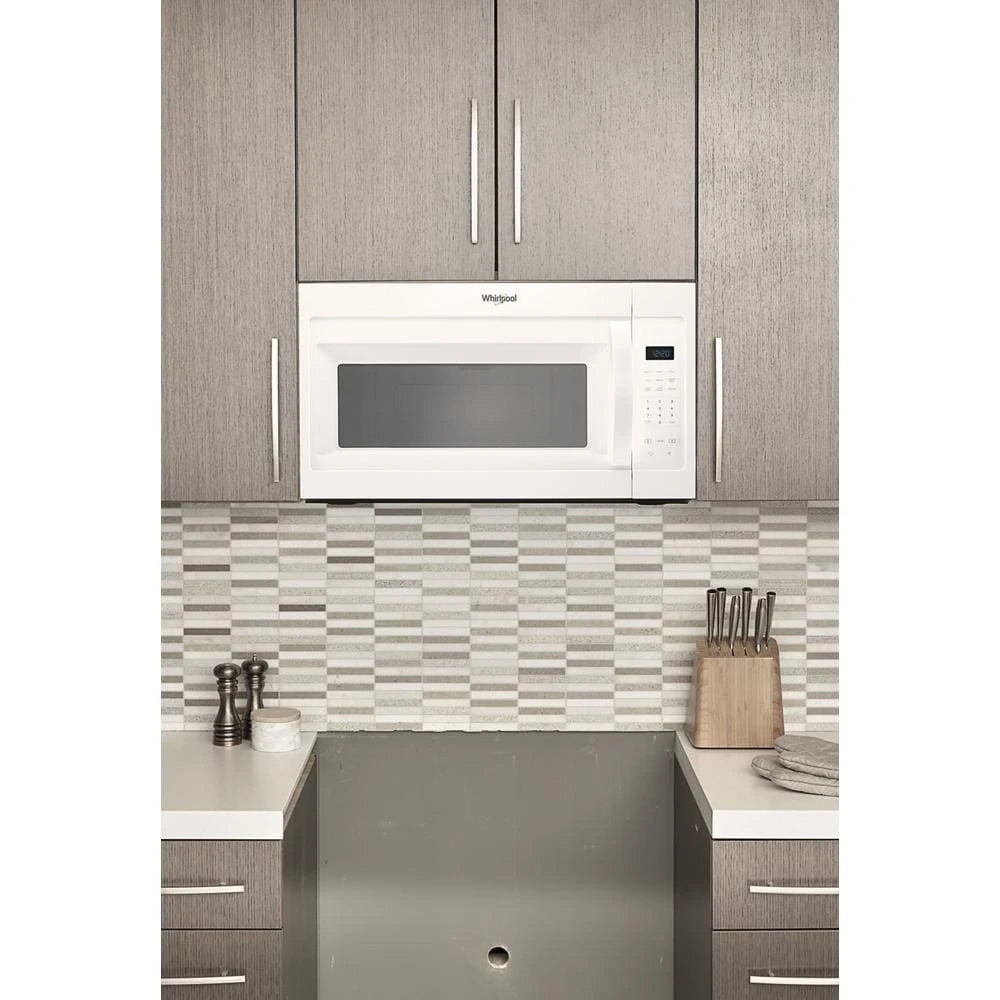 Whirlpool 1.7 cu. ft. Microwave Hood Combination with Electronic Touch Controls - White (WMH31017HW)
