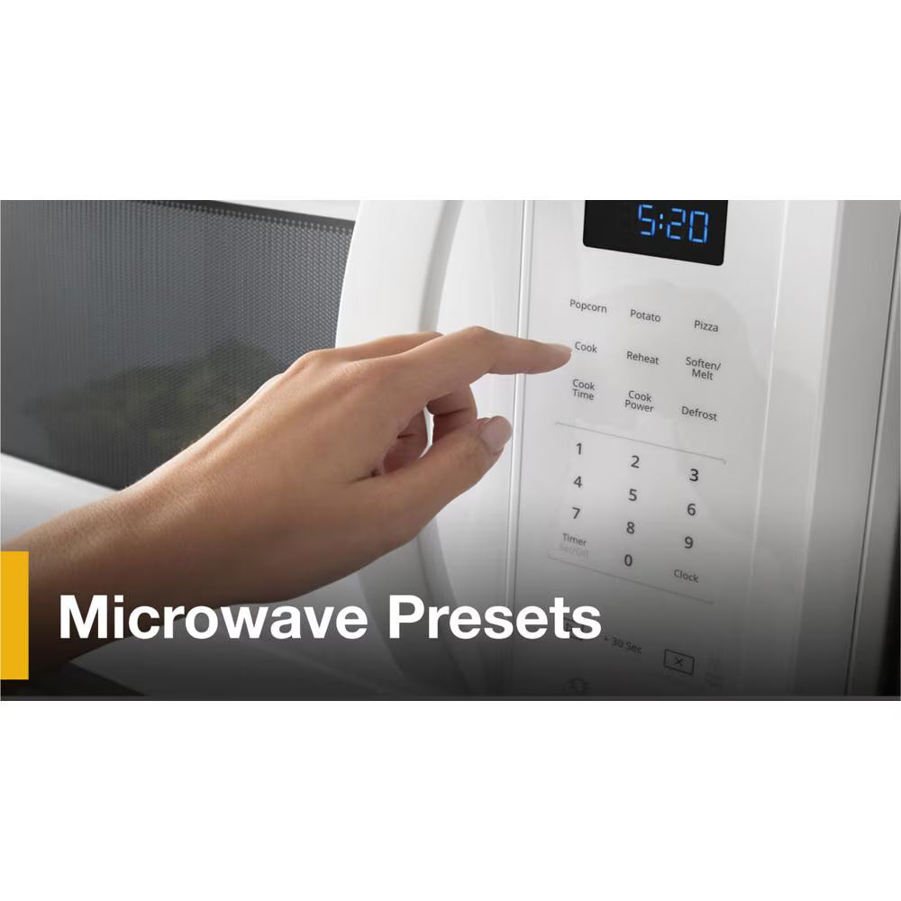 Whirlpool 1.7 cu. ft. Microwave Hood Combination with Electronic Touch Controls - White (WMH31017HW)