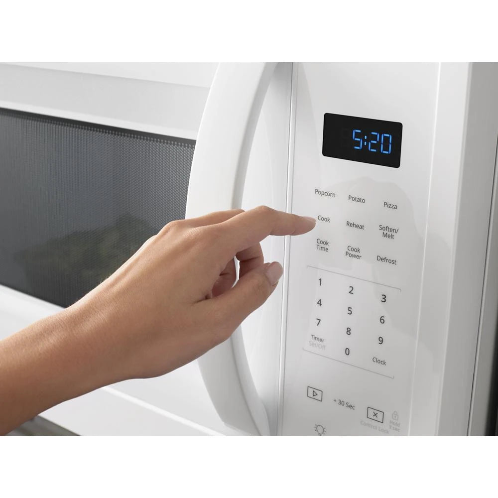 WHIRLPOOL 1.7 cu. ft. Microwave Hood Combination with Electronic Touch Controls - White (WMH31017HW)