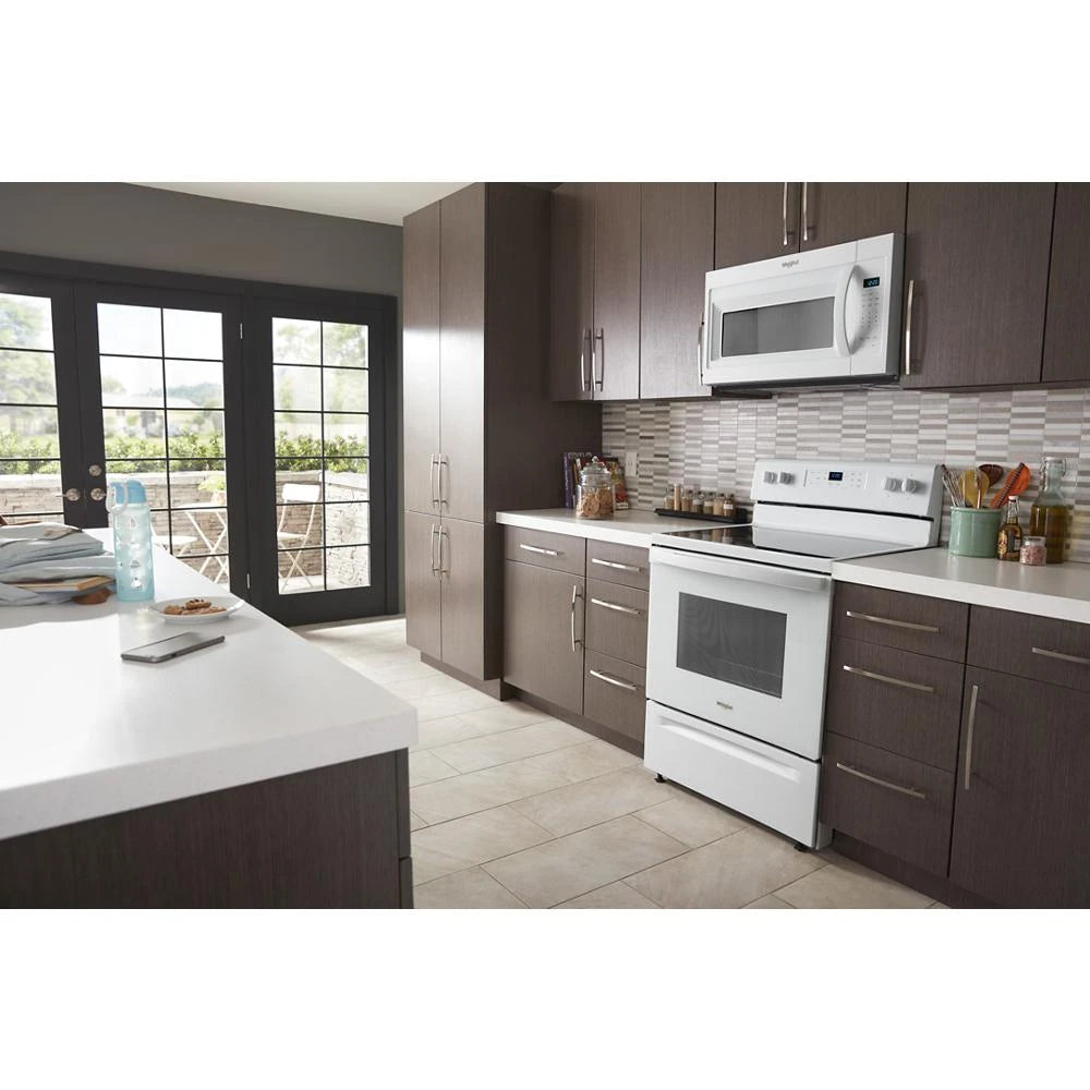 Whirlpool 1.7 cu. ft. Microwave Hood Combination with Electronic Touch Controls - White (WMH31017HW)
