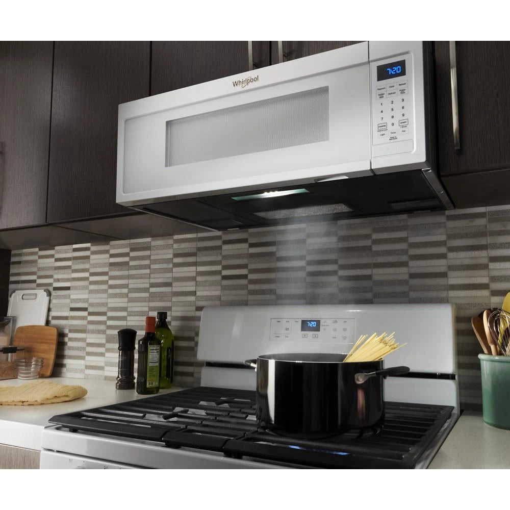 WHIRLPOOL 1.1 cu. ft. Low Profile Microwave Hood Combination - White (WML35011KW)