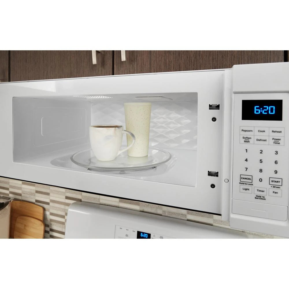 WHIRLPOOL 1.1 cu. ft. Low Profile Microwave Hood Combination - White (WML35011KW)