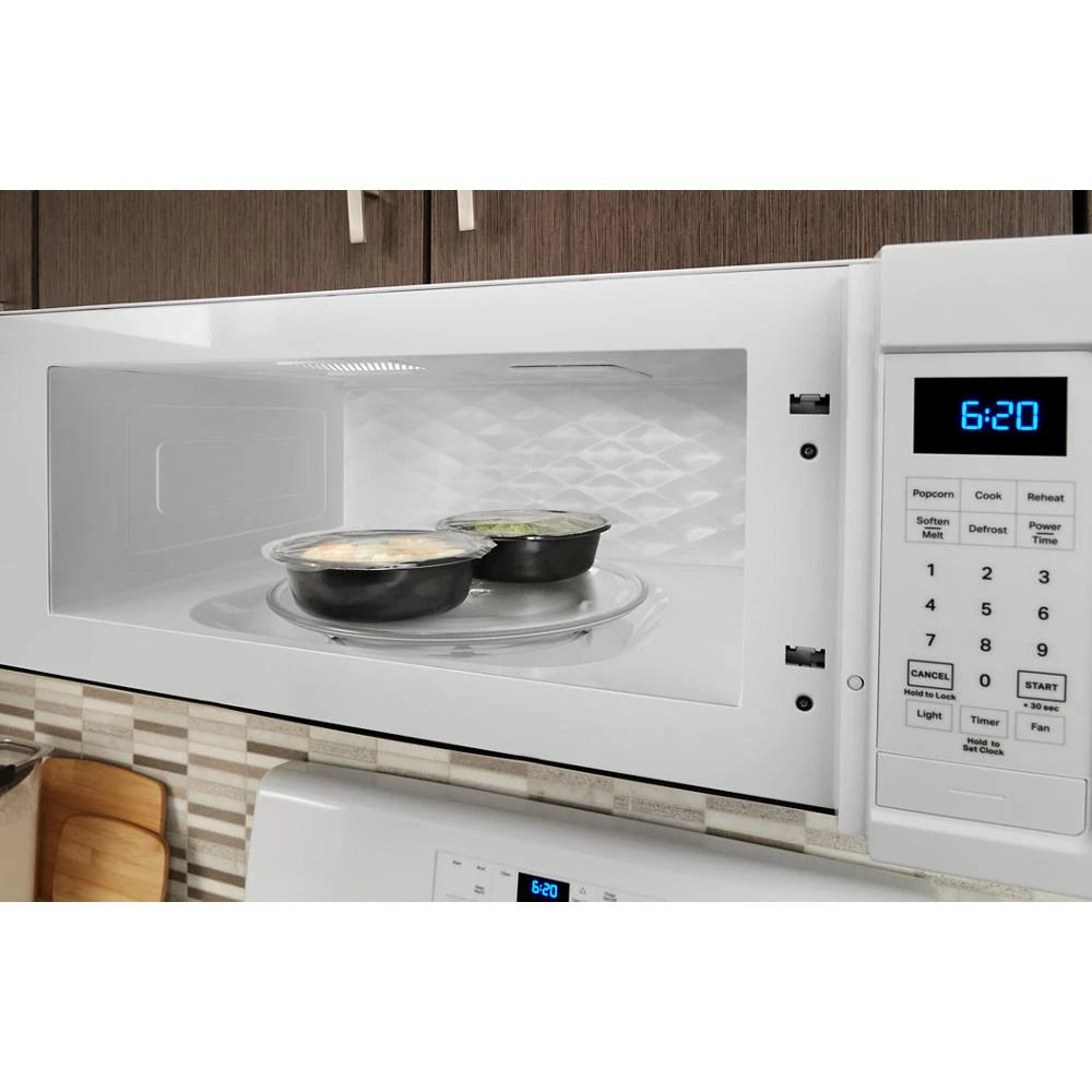 Whirlpool 1.1 cu. ft. Low Profile Microwave Hood Combination - White (WML35011KW)