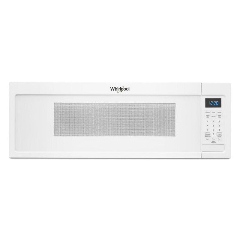 Whirlpool 1.1 cu. ft. Low Profile Microwave Hood Combination - White (WML35011KW)