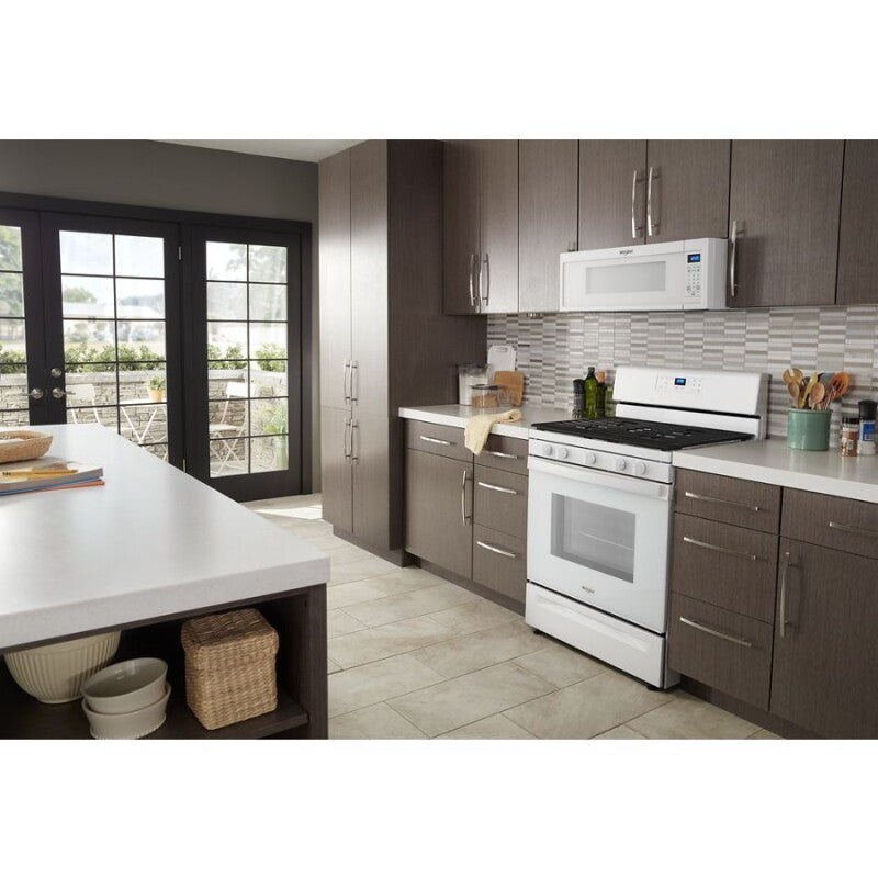 Whirlpool 1.1 cu. ft. Low Profile Microwave Hood Combination - White (WML35011KW)