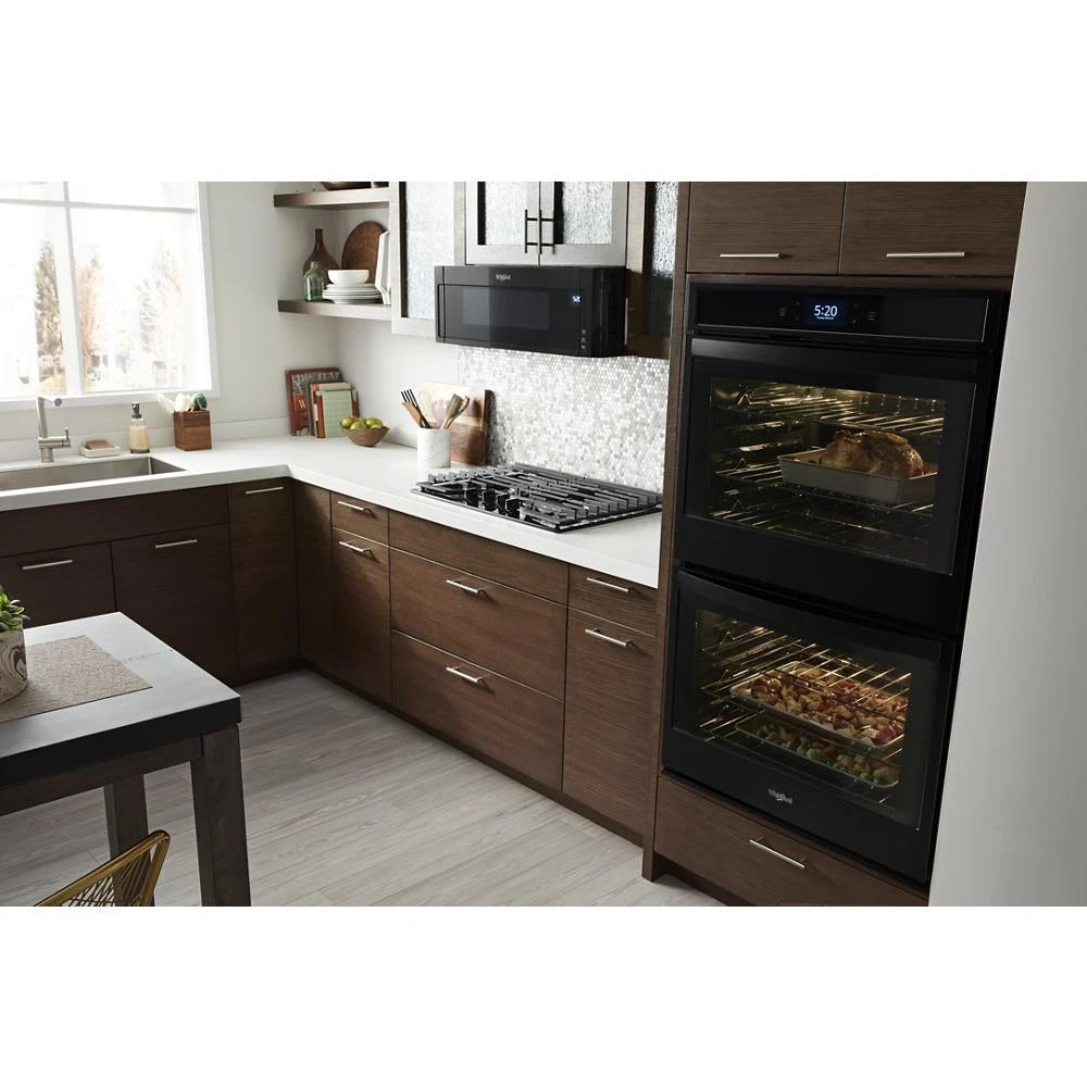 WHIRLPOOL 1.1 cu. ft. Low Profile Microwave Hood Combination - Black (WML55011HB)