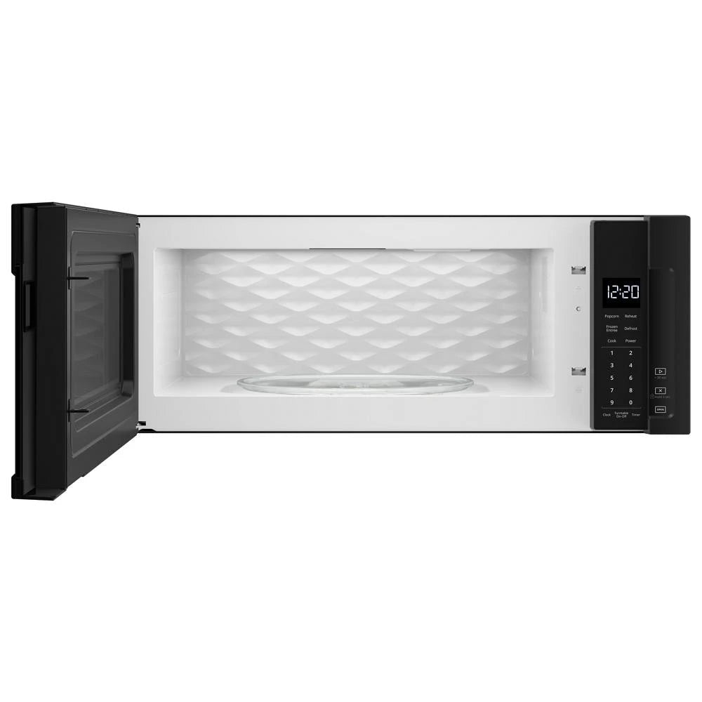 WHIRLPOOL 1.1 cu. ft. Low Profile Microwave Hood Combination - Black (WML55011HB)