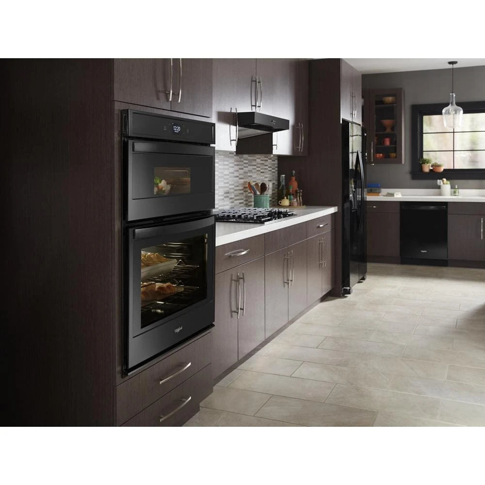WHIRLPOOL 1.1 cu. ft. Low Profile Microwave Hood Combination - Black (WML55011HB)