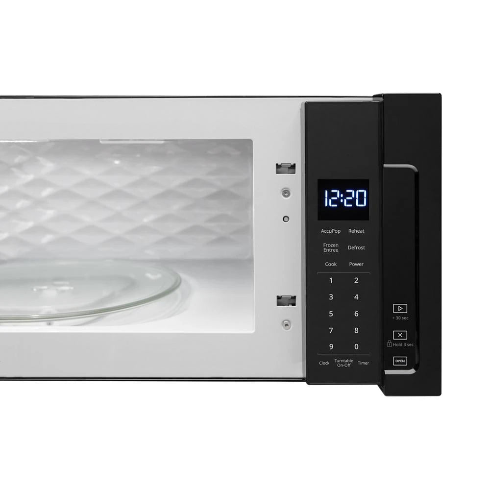 WHIRLPOOL 1.1 cu. ft. Low Profile Microwave Hood Combination - Black (WML55011HB)