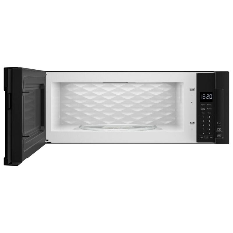 Whirlpool 1.1 cu. ft. Low Profile Microwave Hood Combination - Black (WML55011HB)