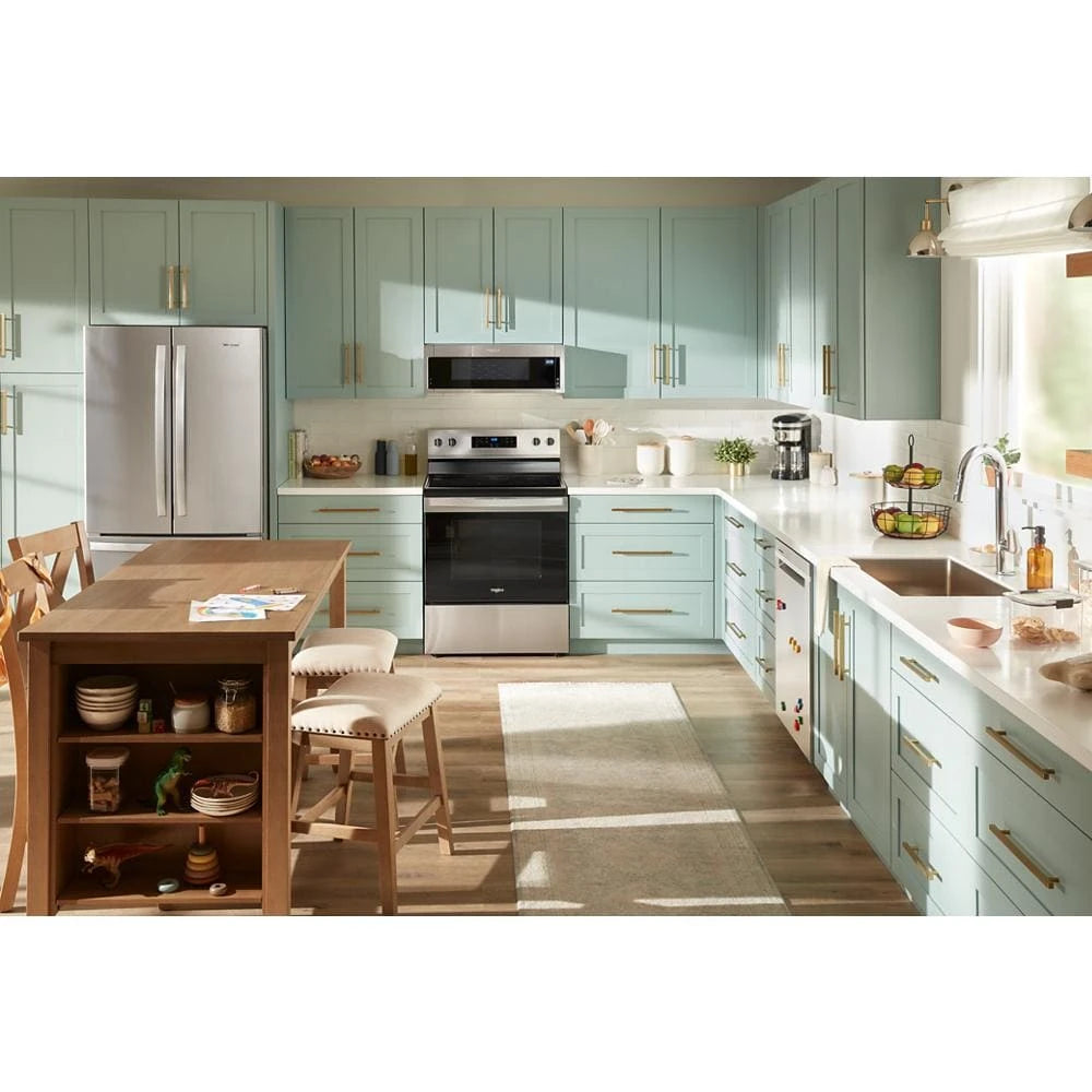 WHIRLPOOL 1.1 cu. ft. Low Profile Microwave Hood Combination - Black-on-Stainless (WML55011HS)