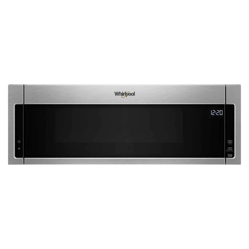 Whirlpool 1.1 cu. ft. Low Profile Microwave Hood Combination - Black-on-Stainless (WML55011HS)