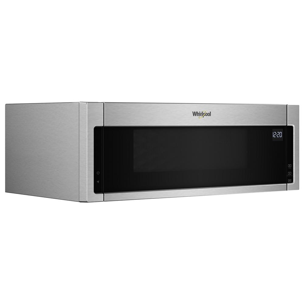 Whirlpool 1.1 cu. ft. Low Profile Microwave Hood Combination - Black-on-Stainless (WML55011HS)
