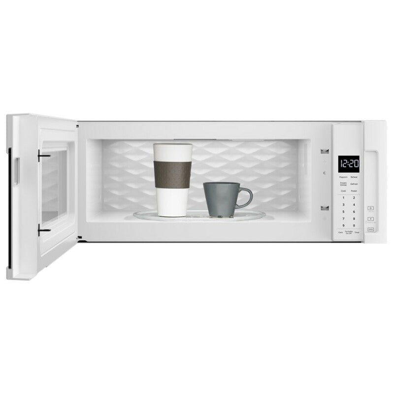 Whirlpool 1.1 cu. ft. Low Profile Microwave Hood Combination - White (WML55011HW)
