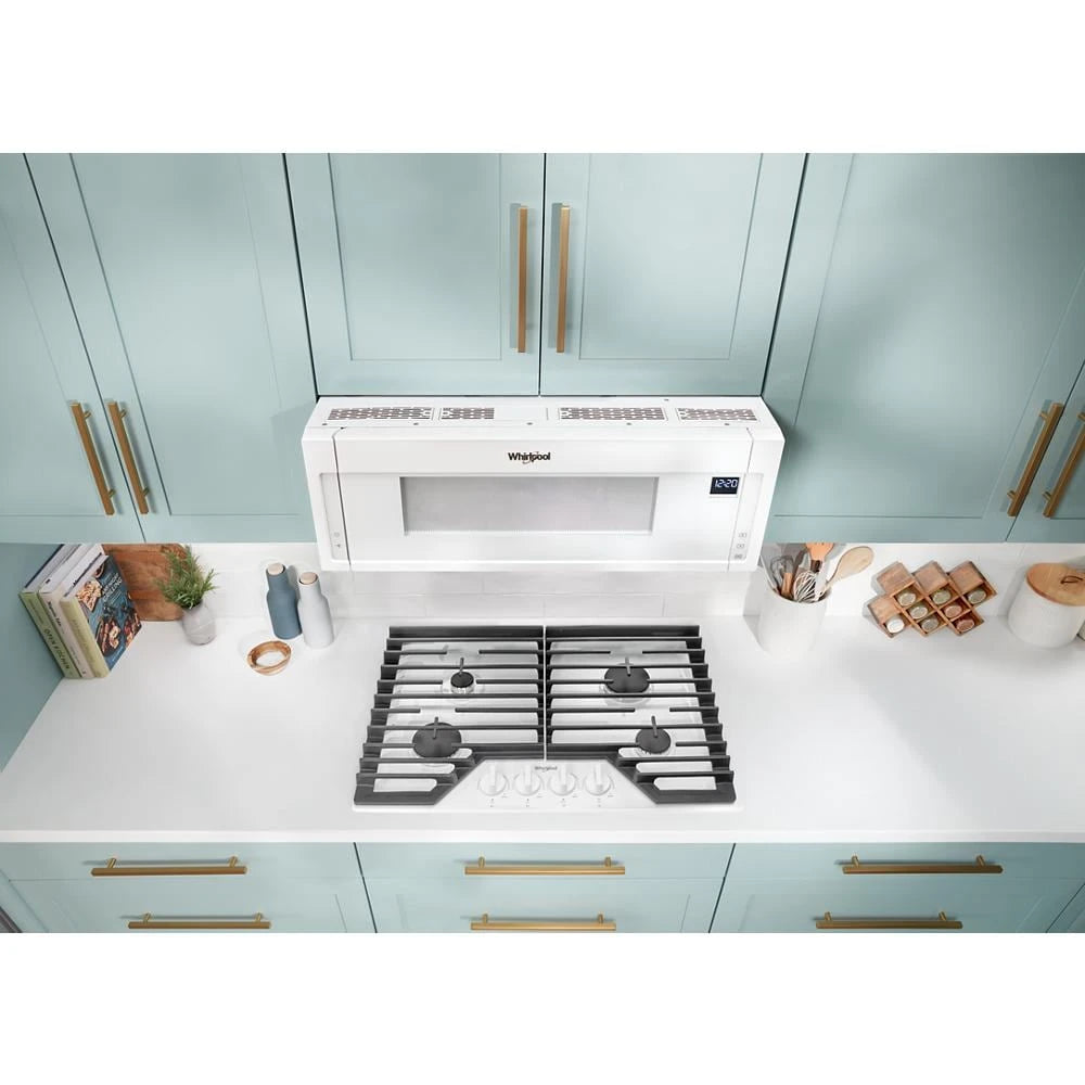 WHIRLPOOL 1.1 cu. ft. Low Profile Microwave Hood Combination - White (WML55011HW)