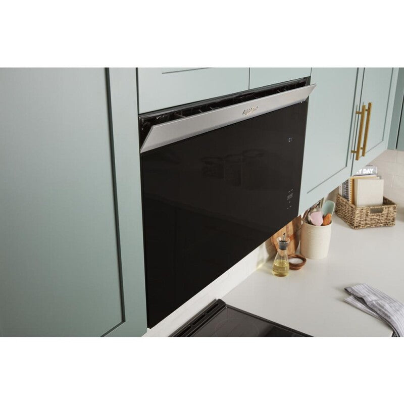 Whirlpool 1.1 Cu. Ft. Flush Mount Microwave with Turntable-Free Design - Fingerprint Resistant Stainless Steel (WMMF5930PZ)