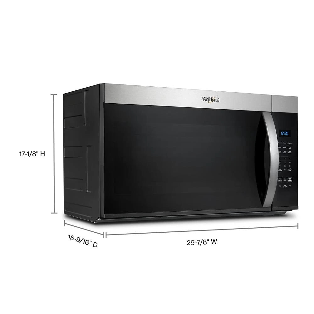 WHIRLPOOL 30-inch Wide Over the Range Microwave - 1.7 cu. ft. - Fingerprint Resistant Stainless Steel (WMMS3130RZ)