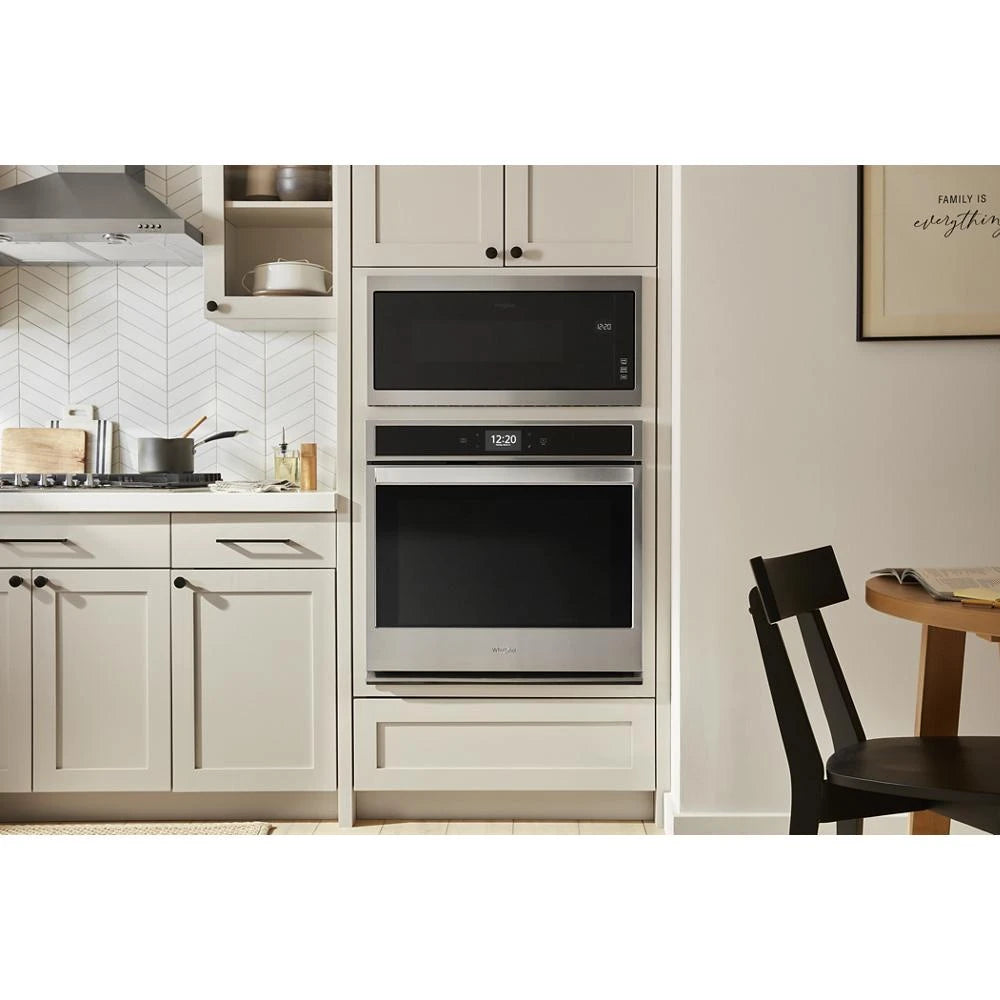 WHIRLPOOL 1.1 cu. ft. Built-In Microwave with Slim Trim Kit - 14" Height - Stainless Steel (WMT50011KS)
