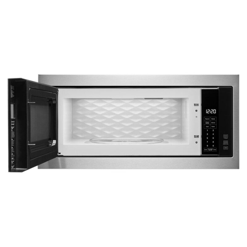 Whirlpool 1.1 cu. ft. Built-In Microwave with Slim Trim Kit - 14" Height - Stainless Steel (WMT50011KS)